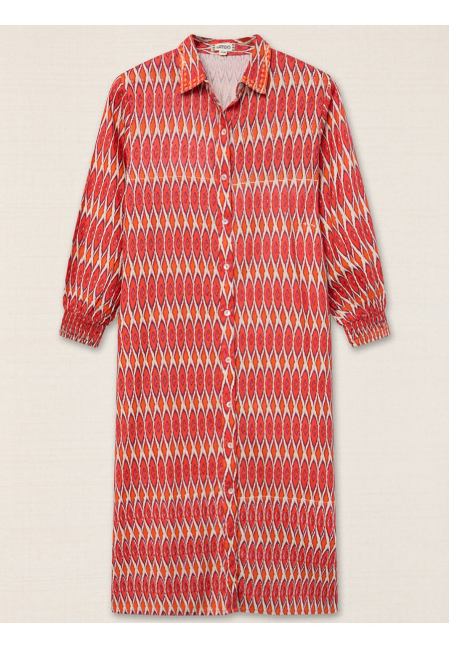 VESTIDO CAMISERO GEOMETRIAS