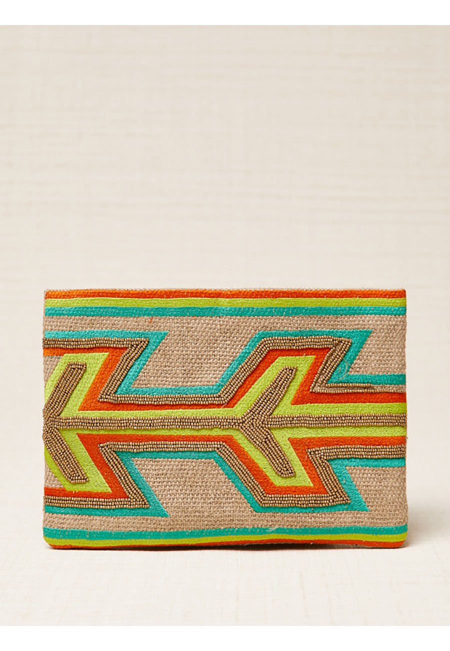 BOLSO CARTERA BORDADA