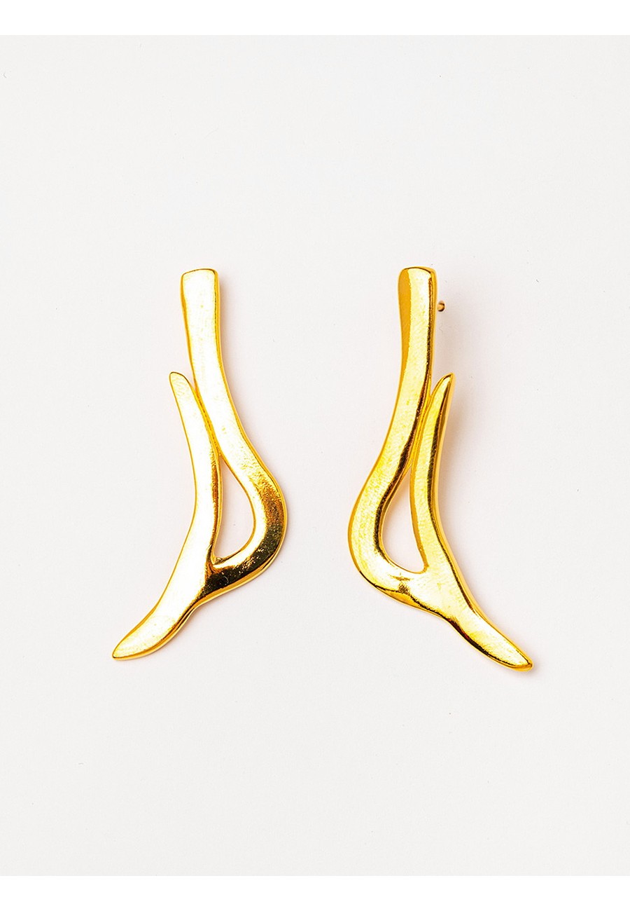 PENDIENTES BAÑO ORO