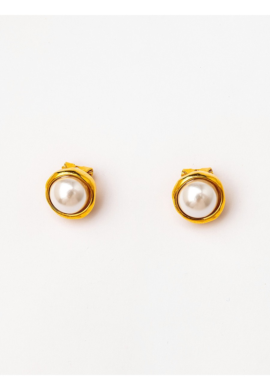 PENDIENTES CLIP BAÑO ORO...