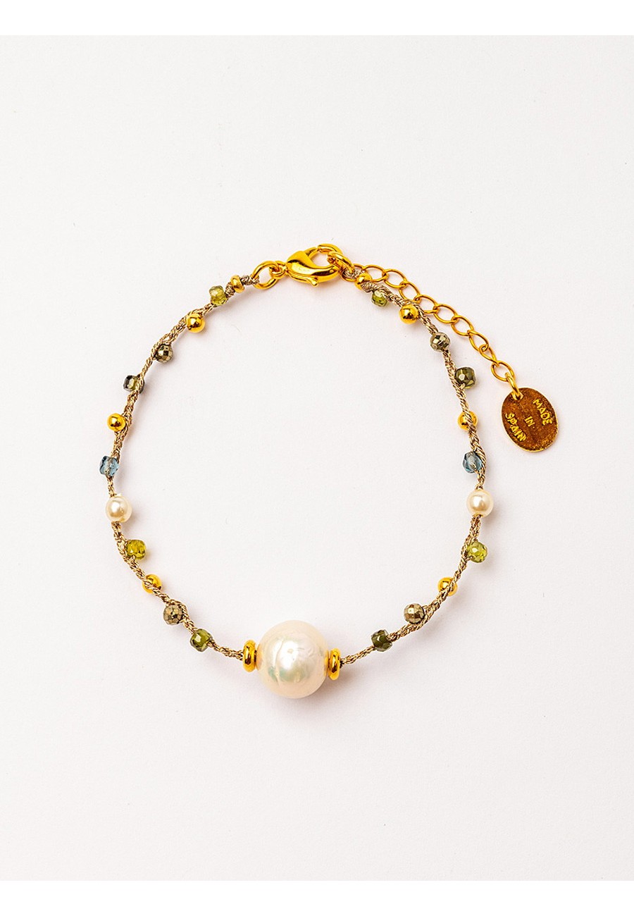 PULSERA TRENZADA A MANO CON...