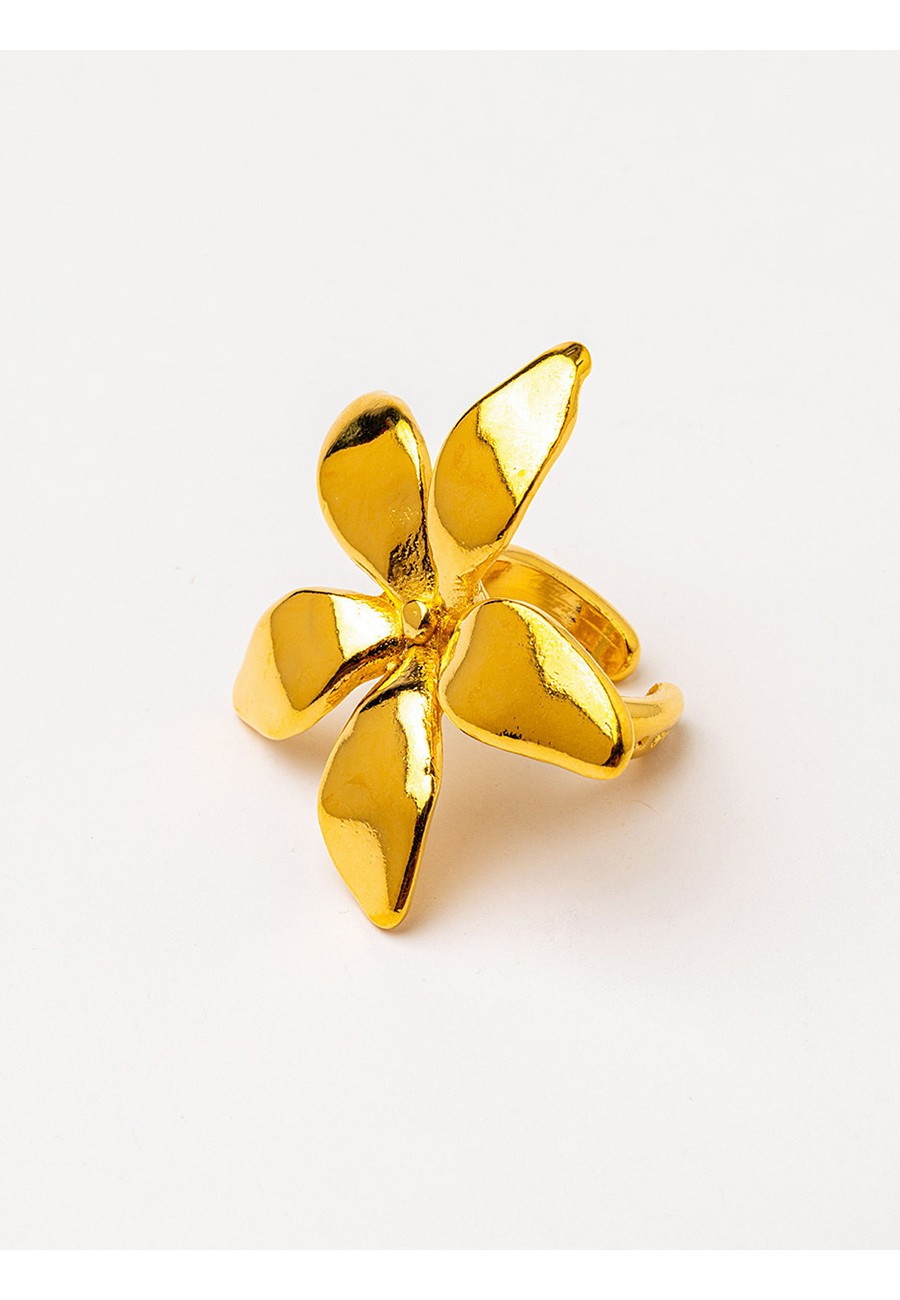 ANILLO AJUSTABLE BAÑO ORO