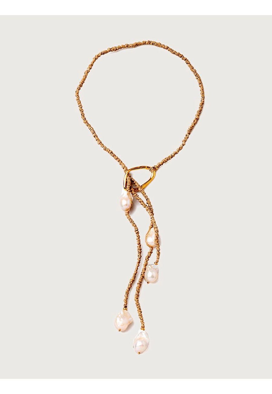 LARIAT LINO ANUDADO A MANO...