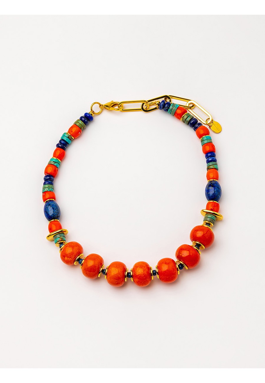 COLLAR CORTO CON GEMAS