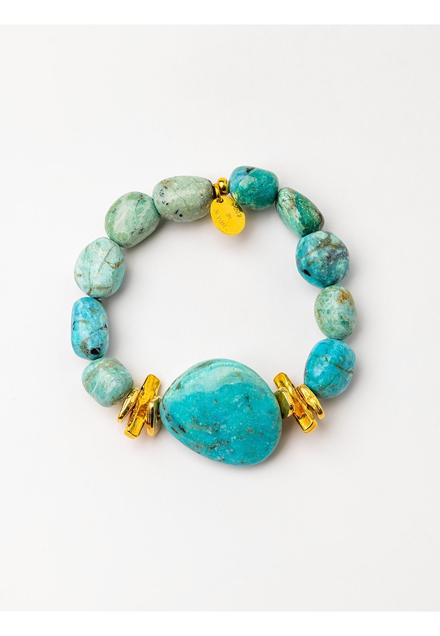 PULSERA ELÁSTICA CON ÓPALO...