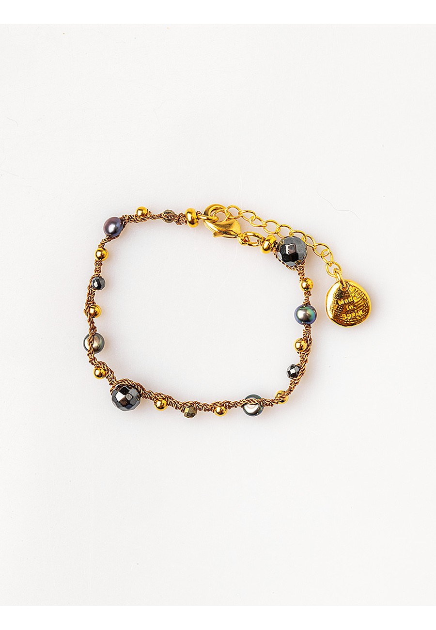 PULSERA TRENZADA A MANO CON...