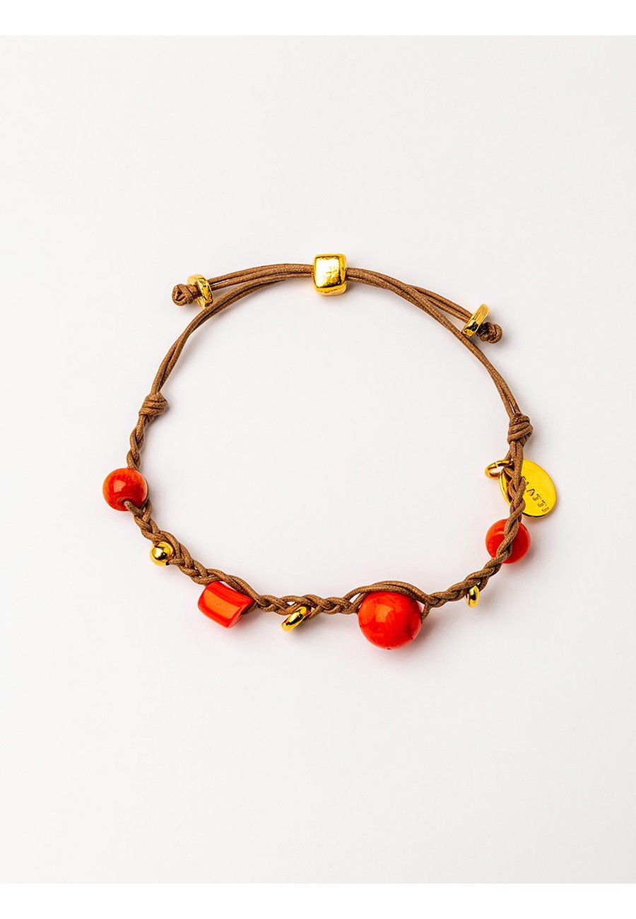 PULSERA TRENZADA A MANO CON...