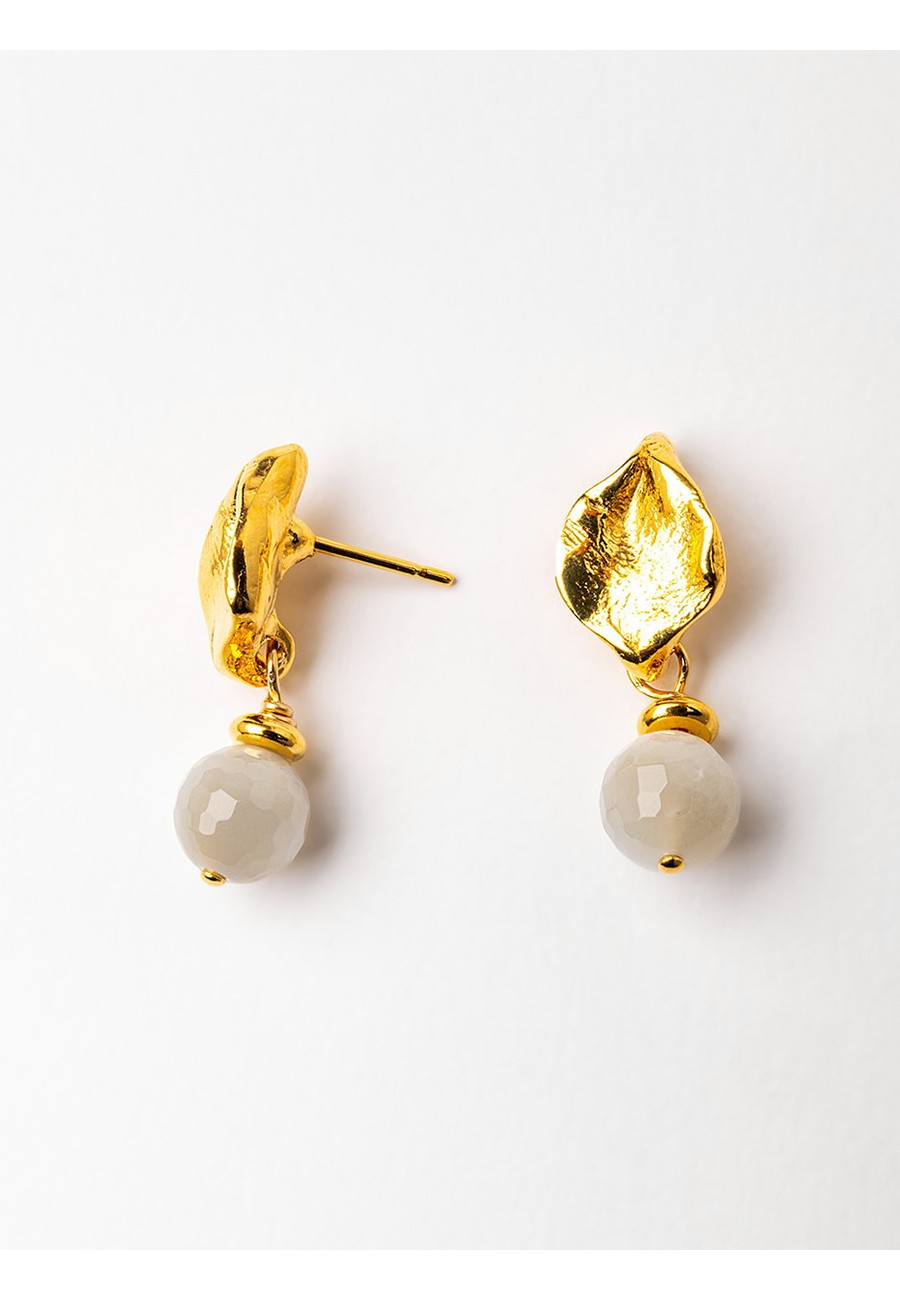 PENDIENTES BAÑO ORO CON...