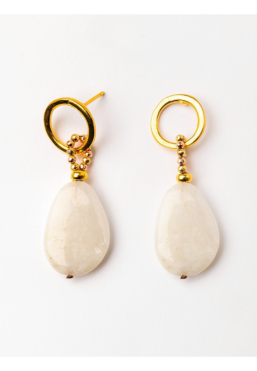 PENDIENTES BAÑO ORO CON...