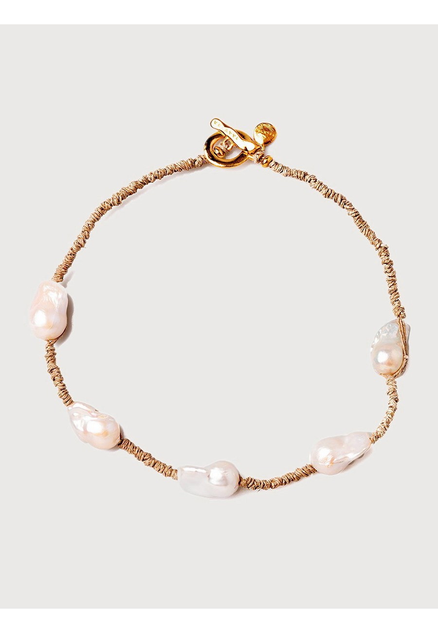 COLLAR CORTO LINO ANUDADO A...