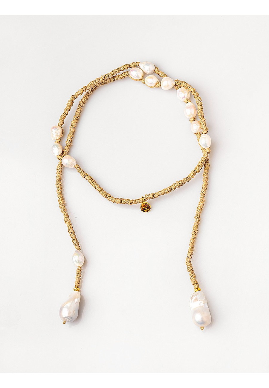 COLLAR LARTO LINO ANUDADO A...