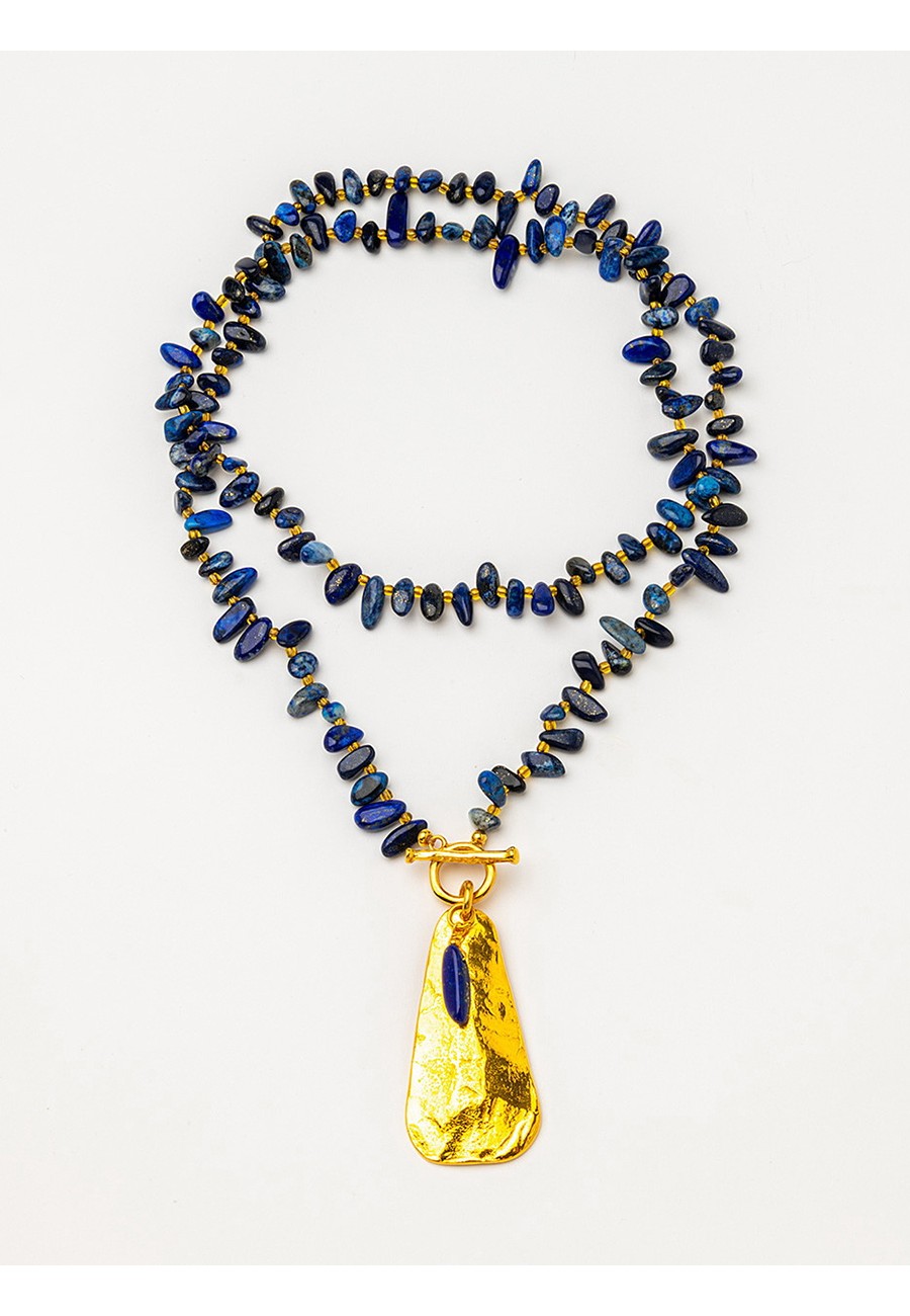 COLLAR LARGO CON LAPISLÁSZULI