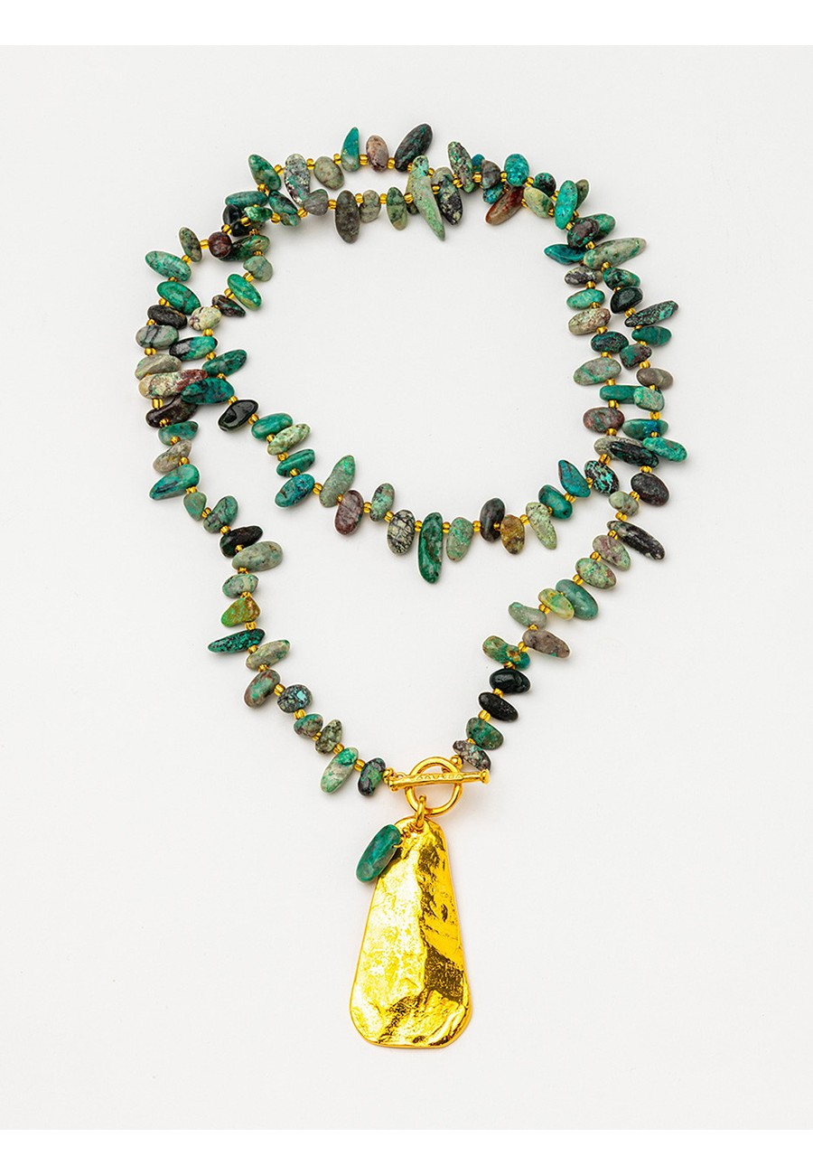 COLLAR LARGO CON CRISOLCOLA