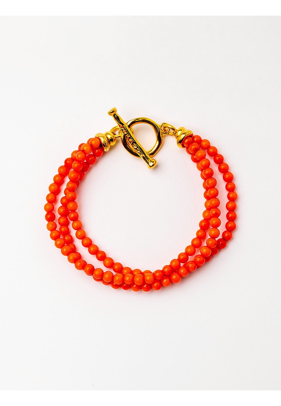 PULSERA CON CORAL