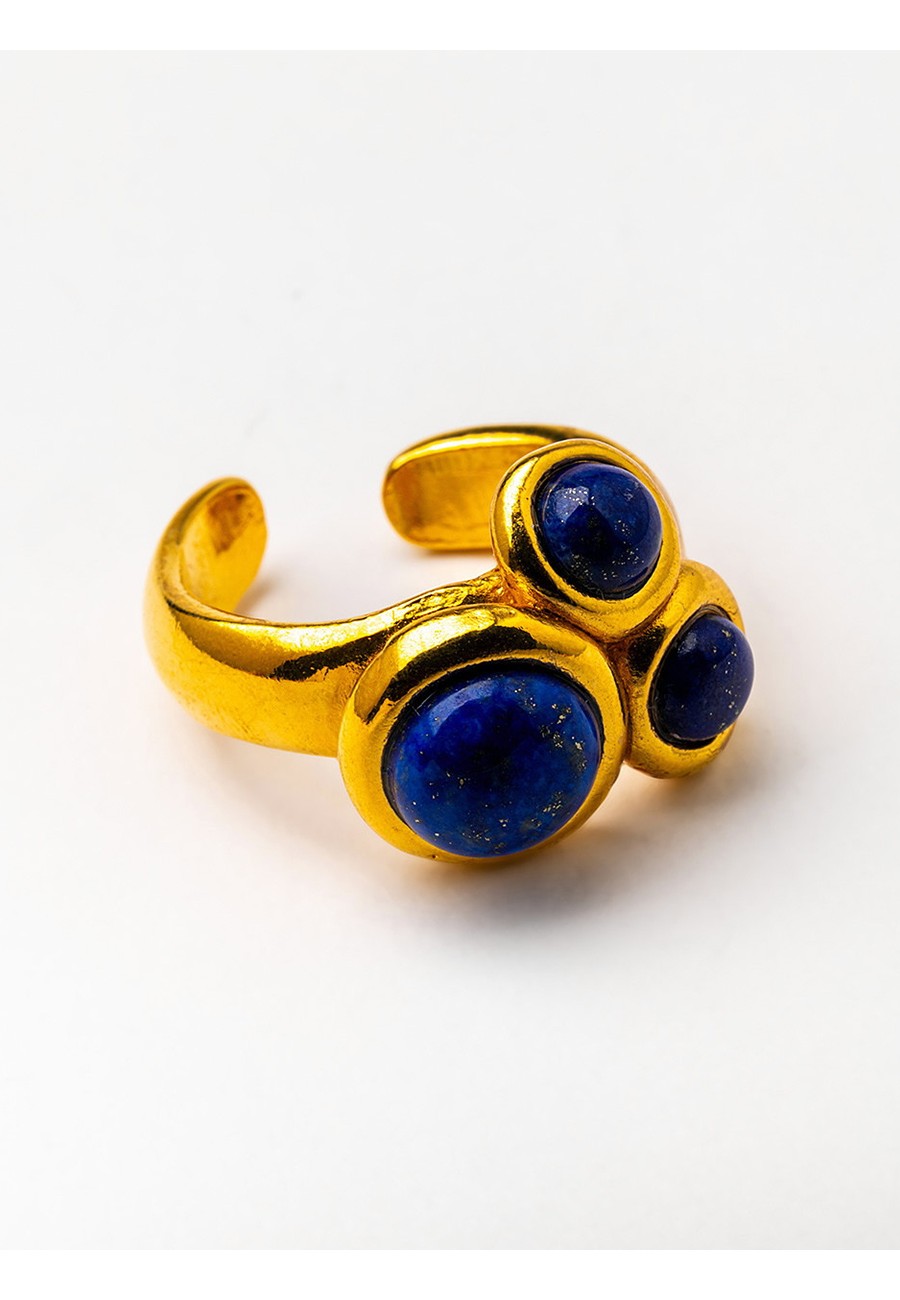 ANILLO AJUSTABLE BAÑO ORO...