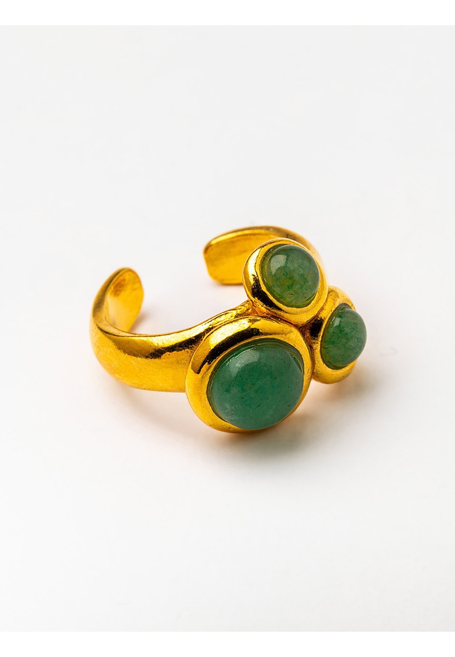 ANILLO AJUSTABLE BAÑO ORO...