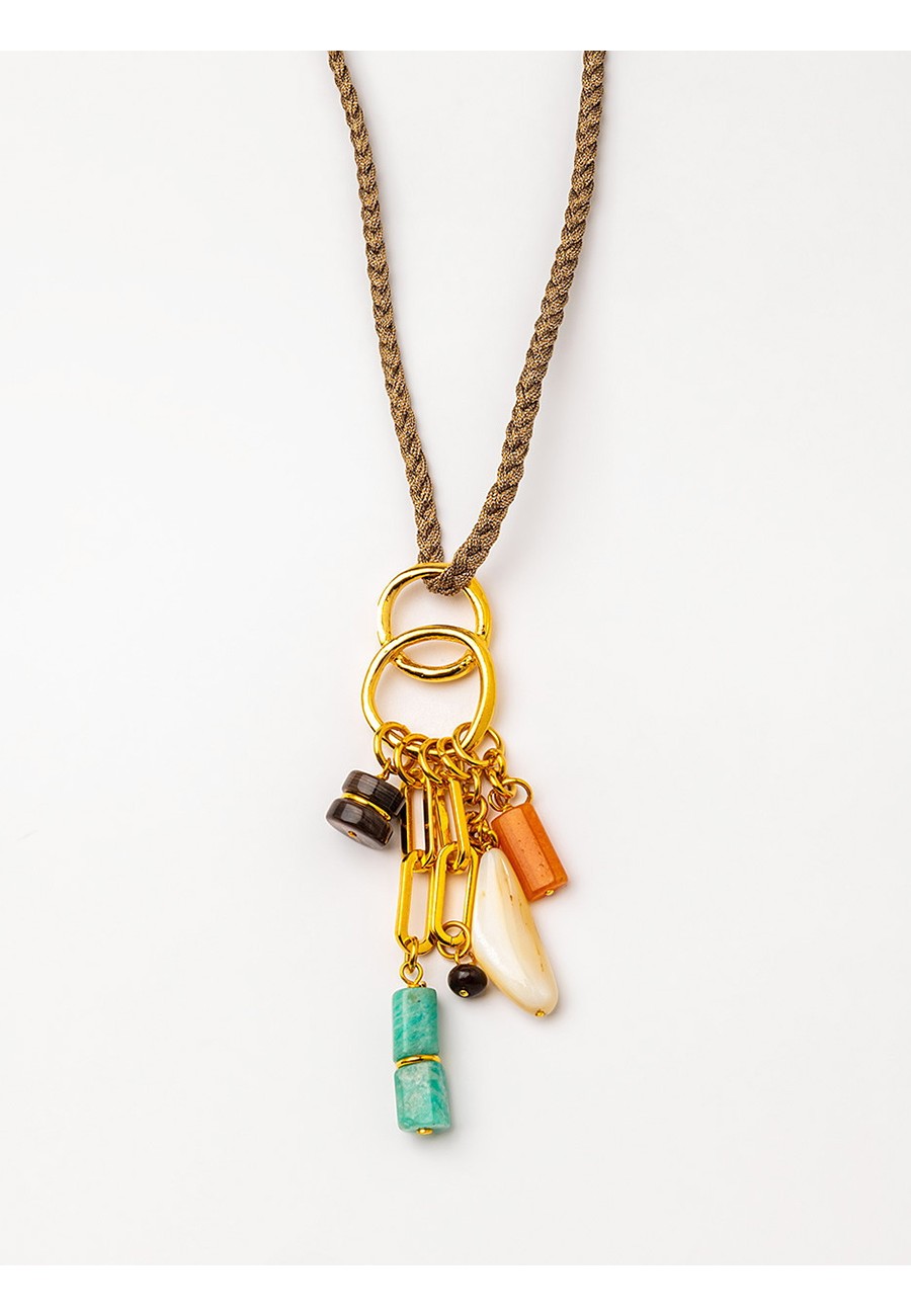 COLLAR LARGO TRENZADO A...