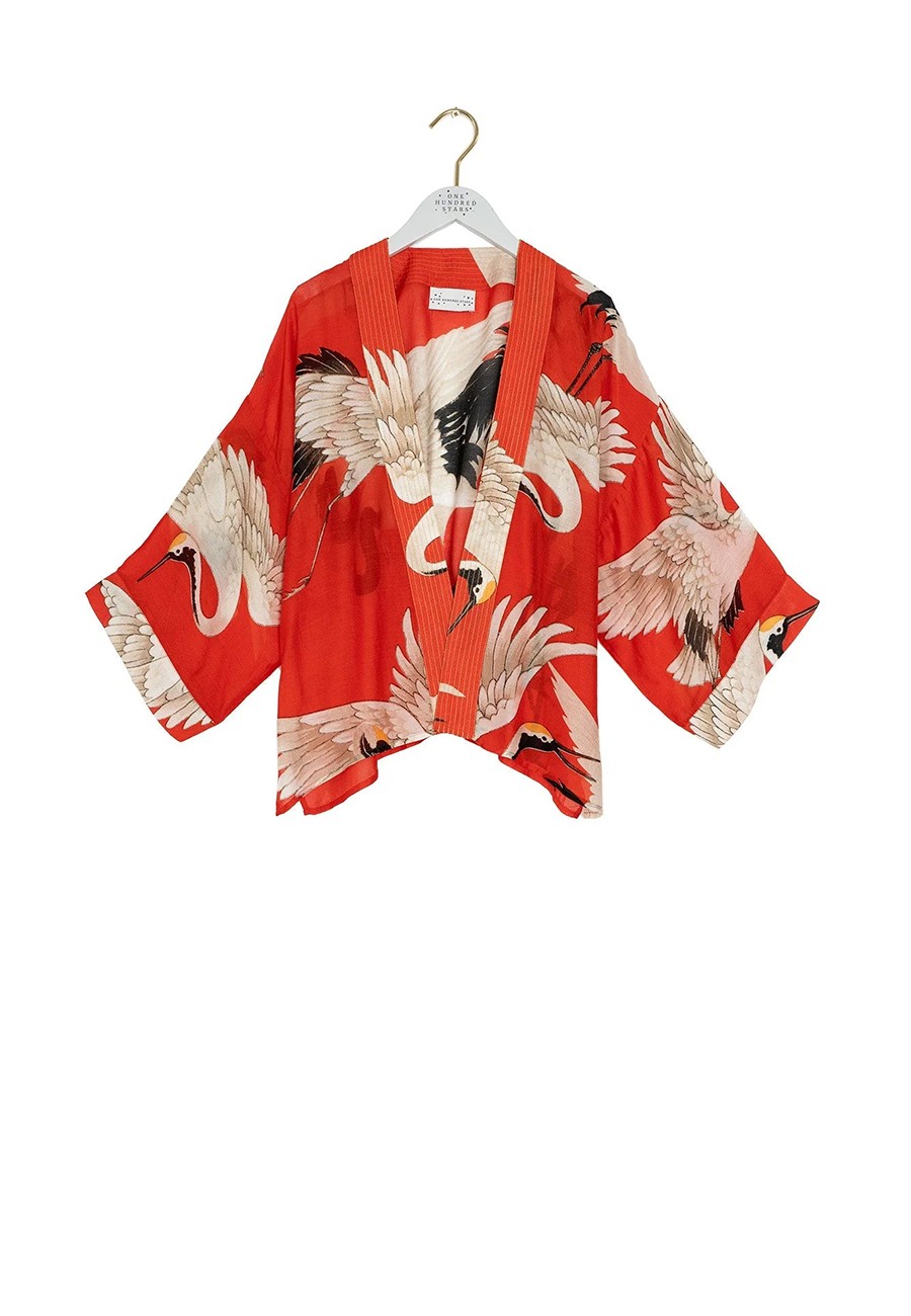 STORK SCARLET KIMONO