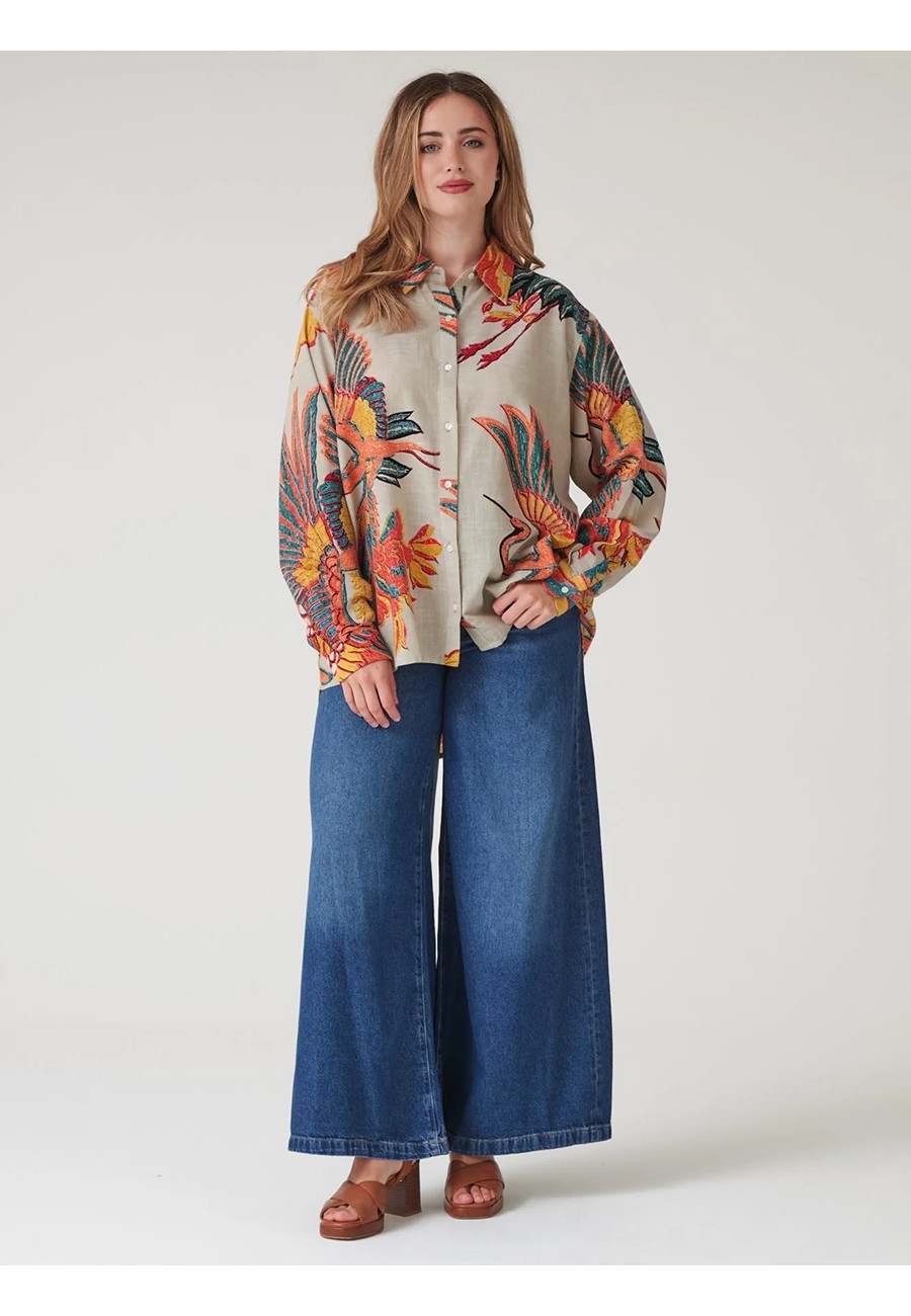 CRANE STONE OVERSIZED SHIRT