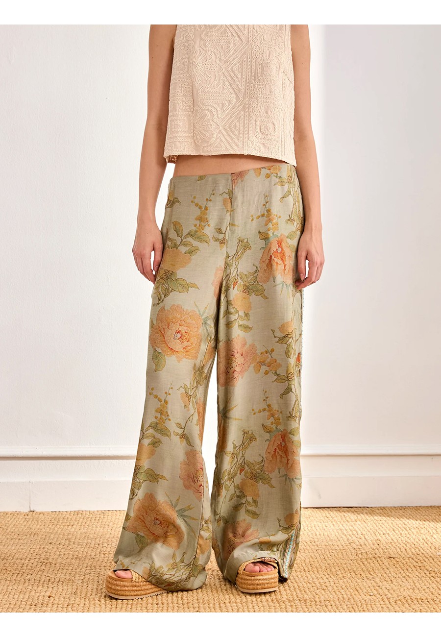 PANTALON ESTAMPADO RECTO