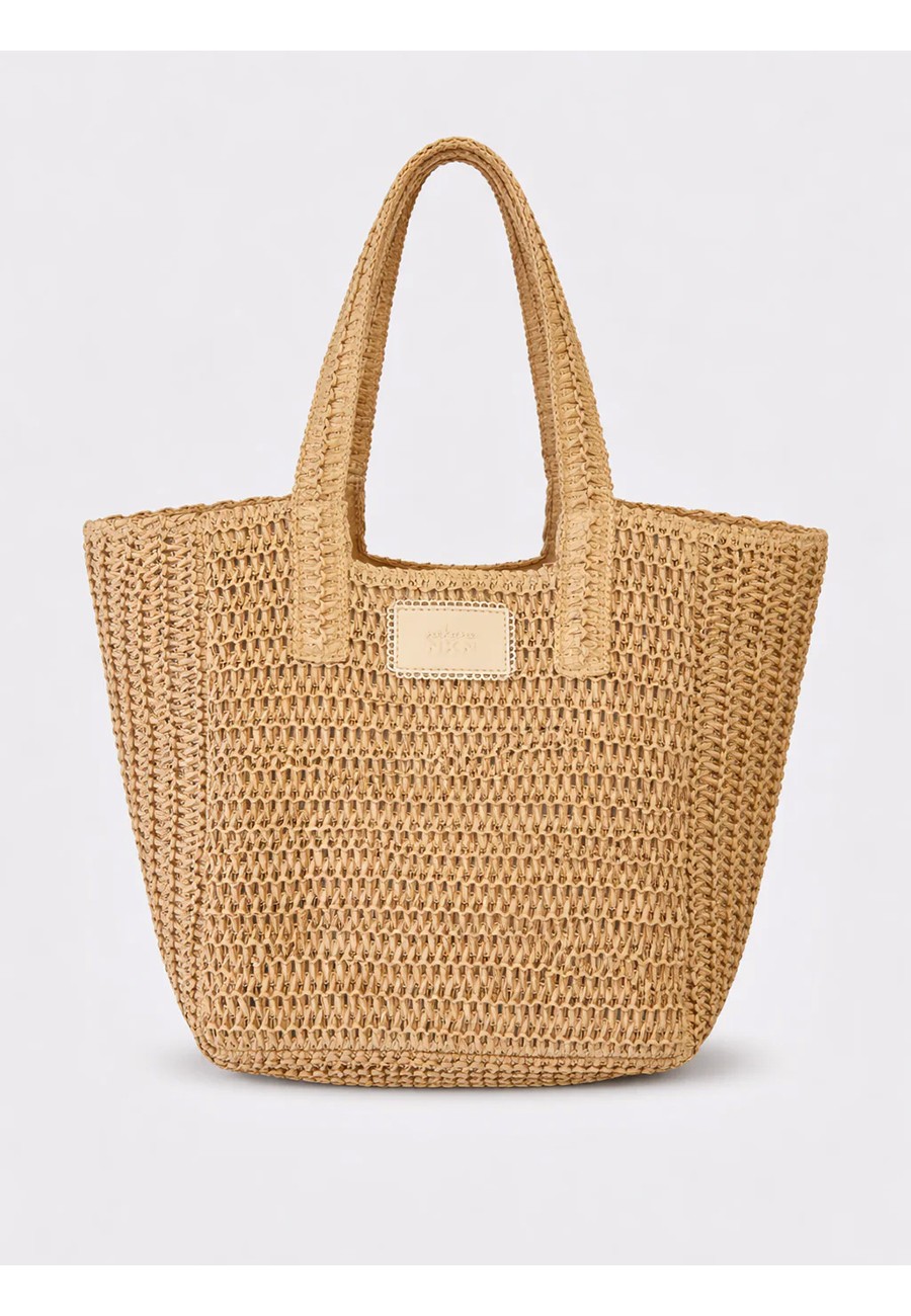 SHOPPER DE RAFIA ASA DE HOMBRO