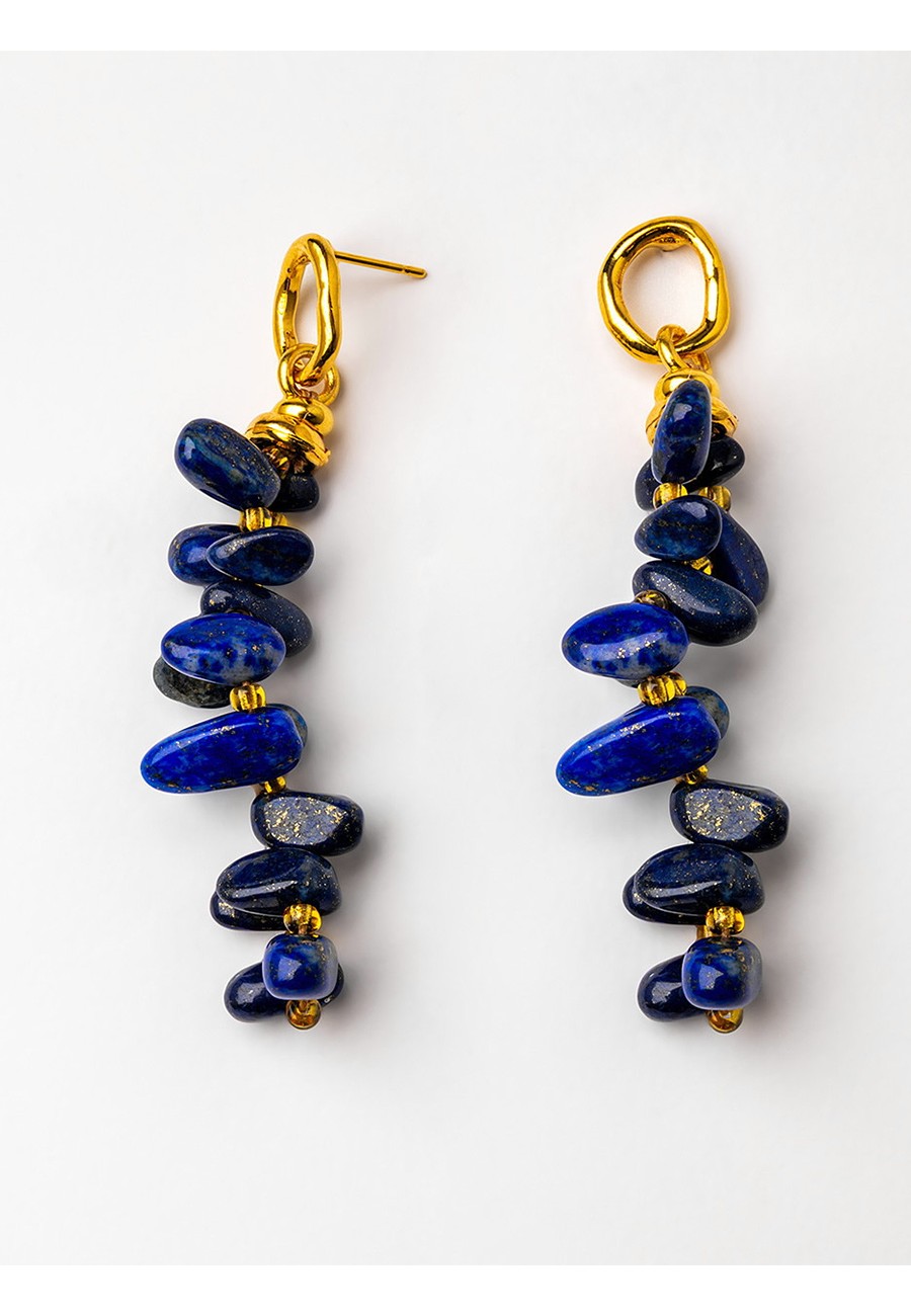 PENDIENTES BAÑO ORO CON...