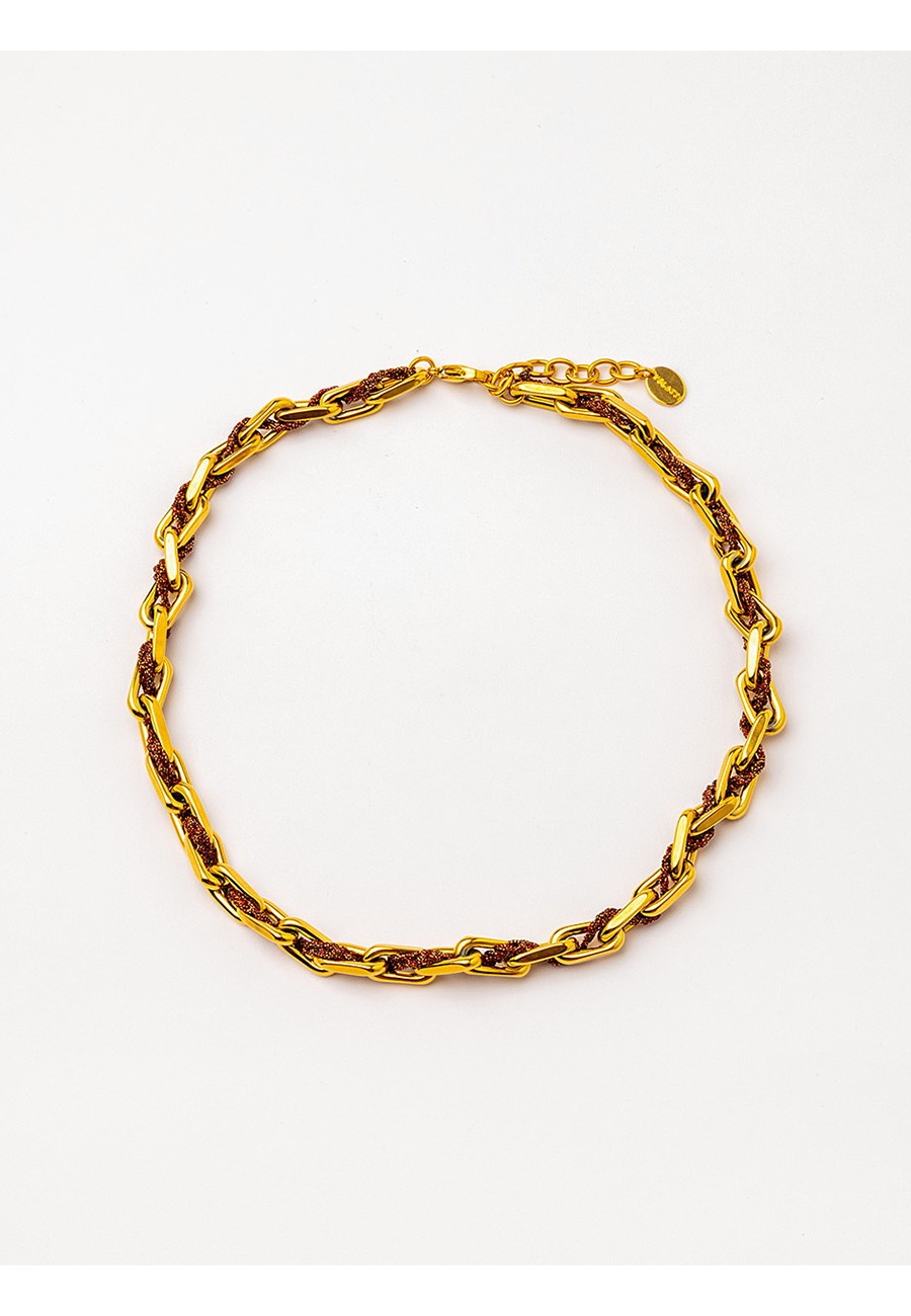 COLLAR CORTO CON CADENA E...