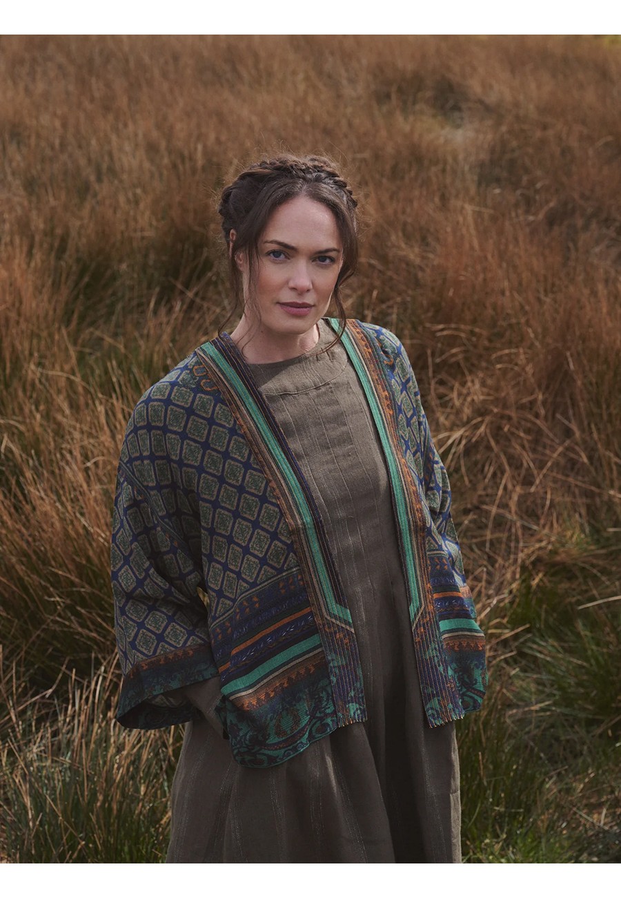 AMULET EMERAL WOOL KIMONO