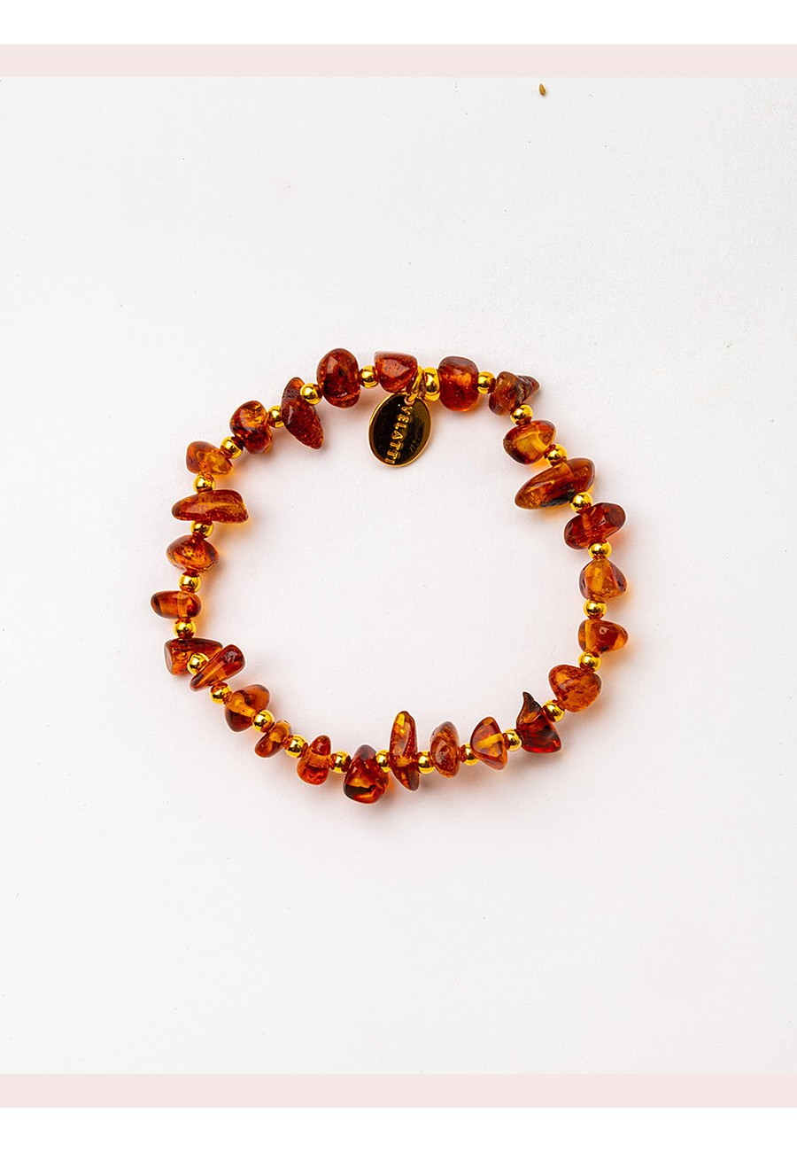 PULSERA ELÁSTICA CON ÁMBAR