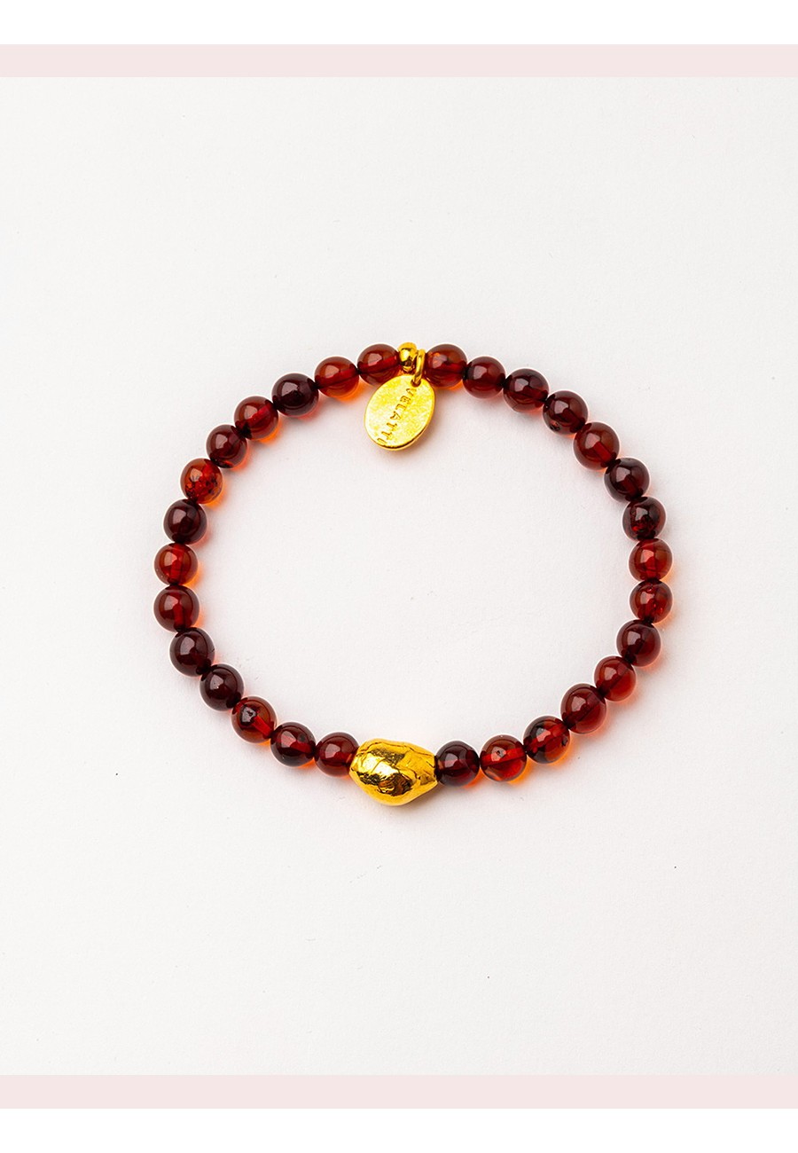 PULSERA ELÁSTICA CON ÁMBAR