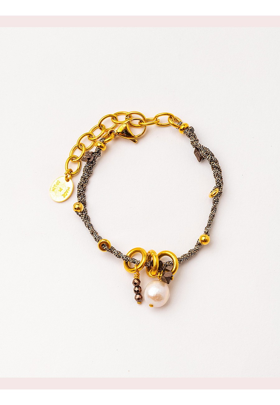 PULSERA TRENZADA A MANO CON...
