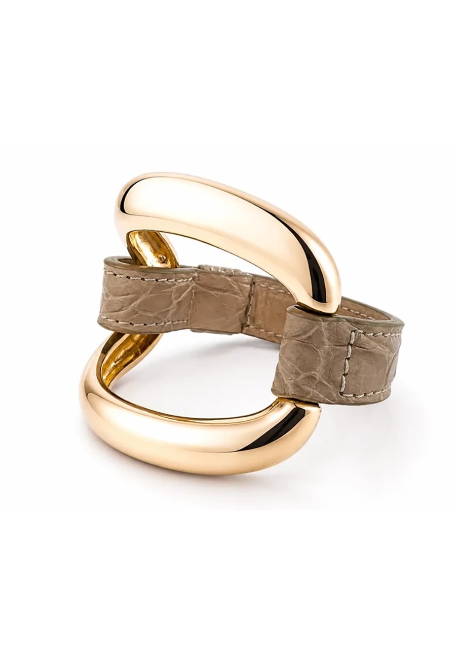 BRACCIALE ALLIGATOR TERRA