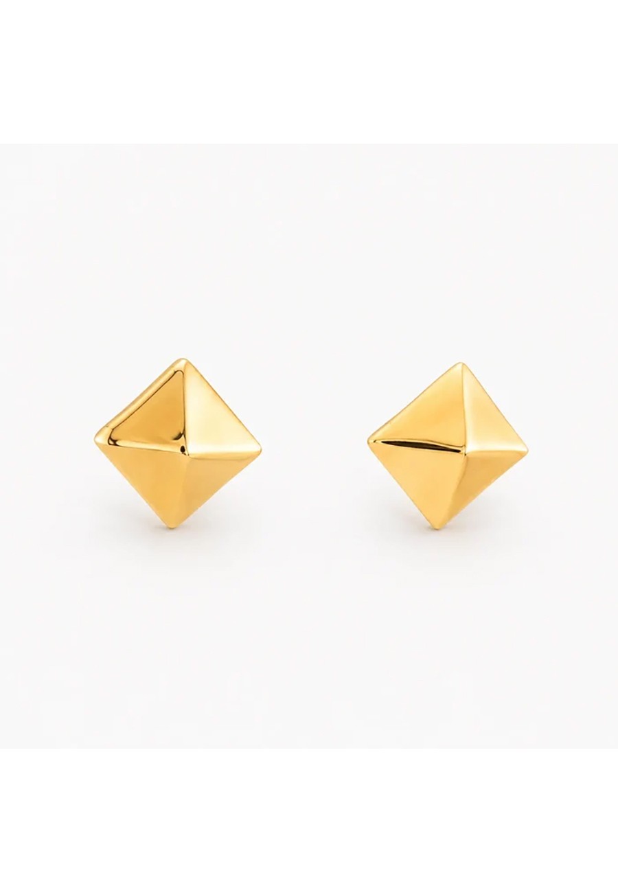 ORECCHINI PIRAMIDE ORO